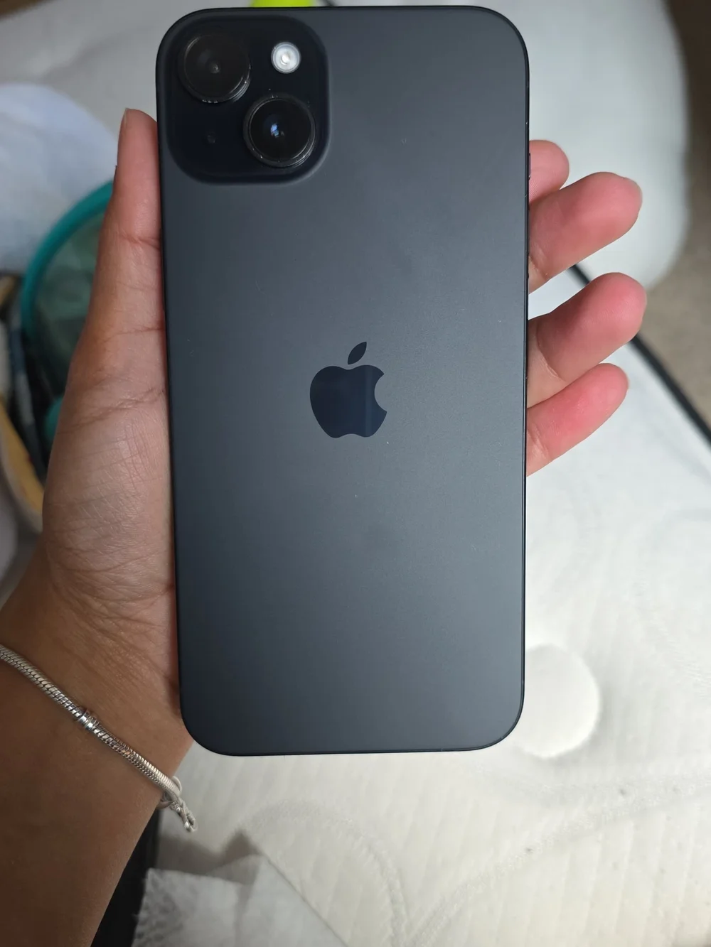 Apple iPhone Matte Black Rear with Dual Cameras